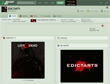 Tablet Screenshot of edictarts.deviantart.com
