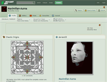 Tablet Screenshot of maximilian-aurea.deviantart.com