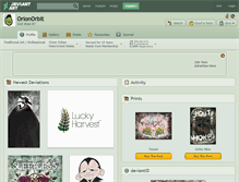 Tablet Screenshot of orionorbit.deviantart.com