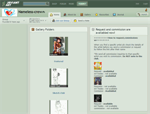 Tablet Screenshot of nameless-crew.deviantart.com