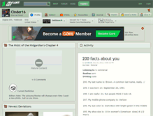 Tablet Screenshot of cinder16.deviantart.com