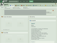 Tablet Screenshot of davint.deviantart.com