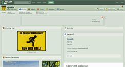 Desktop Screenshot of hjkiddk.deviantart.com