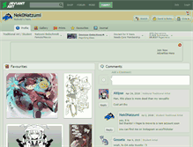 Tablet Screenshot of nek0natzumi.deviantart.com