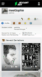 Mobile Screenshot of meetsophie.deviantart.com