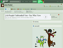Tablet Screenshot of alex-pocket.deviantart.com