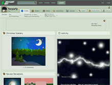 Tablet Screenshot of foxyuriy.deviantart.com