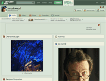 Tablet Screenshot of mrockwood.deviantart.com