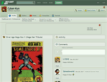 Tablet Screenshot of cyber-kun.deviantart.com
