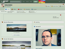 Tablet Screenshot of hekoheko.deviantart.com