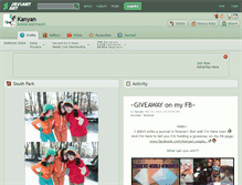 Tablet Screenshot of kanyan.deviantart.com