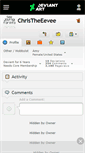 Mobile Screenshot of christheeevee.deviantart.com