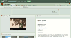 Desktop Screenshot of evil-niltiak.deviantart.com