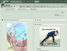 Tablet Screenshot of not-rly.deviantart.com