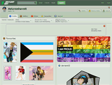 Tablet Screenshot of meluvsoshawott.deviantart.com