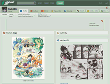 Tablet Screenshot of nuooon.deviantart.com