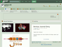 Tablet Screenshot of gustavo-gs.deviantart.com