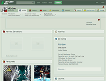 Tablet Screenshot of kid-boo.deviantart.com