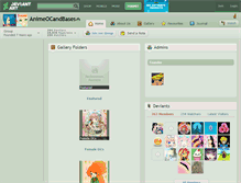 Tablet Screenshot of animeocandbases.deviantart.com