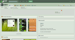 Desktop Screenshot of halcor.deviantart.com