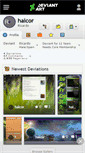 Mobile Screenshot of halcor.deviantart.com