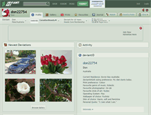 Tablet Screenshot of don22754.deviantart.com