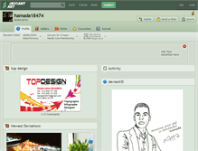 Tablet Screenshot of hamada18474.deviantart.com