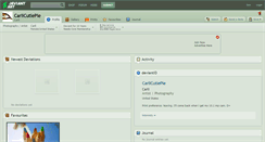 Desktop Screenshot of carlicutiepie.deviantart.com