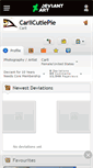 Mobile Screenshot of carlicutiepie.deviantart.com
