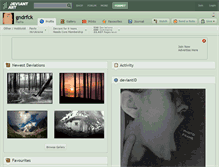 Tablet Screenshot of gndrfck.deviantart.com