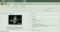 Desktop Screenshot of crickity.deviantart.com