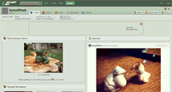 Desktop Screenshot of funnylilfreek.deviantart.com
