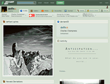 Tablet Screenshot of delfin.deviantart.com