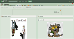 Desktop Screenshot of dustclaw.deviantart.com