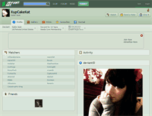 Tablet Screenshot of kupcakekat.deviantart.com
