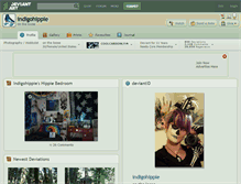 Tablet Screenshot of indigohippie.deviantart.com