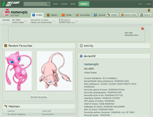 Tablet Screenshot of nomewplz.deviantart.com