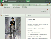 Tablet Screenshot of macile.deviantart.com