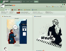 Tablet Screenshot of mad42sam.deviantart.com