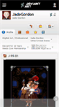 Mobile Screenshot of jadegordon.deviantart.com