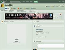 Tablet Screenshot of abalon0045.deviantart.com