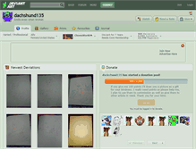 Tablet Screenshot of dachshund135.deviantart.com