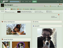 Tablet Screenshot of bex-bongiovi.deviantart.com