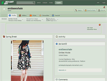 Tablet Screenshot of emileeexhale.deviantart.com