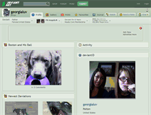 Tablet Screenshot of georgialuv.deviantart.com