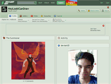 Tablet Screenshot of heylookicandraw.deviantart.com