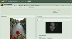 Desktop Screenshot of concrete-teeth.deviantart.com