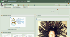 Desktop Screenshot of frosttheangel.deviantart.com