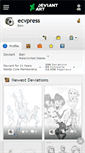 Mobile Screenshot of ecvpress.deviantart.com