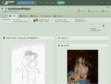 Tablet Screenshot of knucklesandtikalplz.deviantart.com